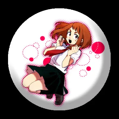 1 шт. 58 мм значок Аниме Boku no Hero Академия Bakugou Katsuki OCHACO URARAKA все могут быть