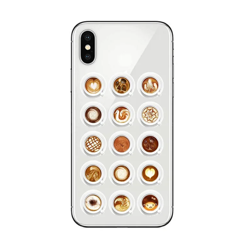 TPU transparent ОК, но сначала кофе Мягкий Силиконовый ТПУ чехол для телефона для apple IPhone X XR XS MAX 6 6s 7 8 PLUS 5 5S SE чехол coque - Цвет: TPU transparent