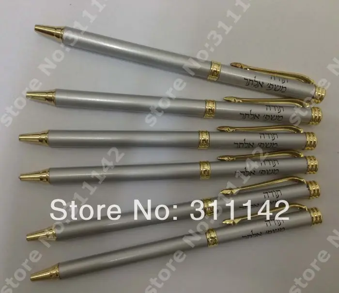 2017 Новый стиль металлическая ручка 500 шт с логотипом на заказ Бесплатная доставка