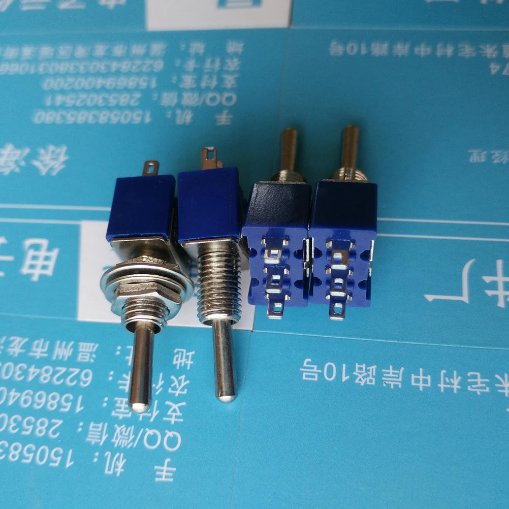 10 .  MTS-102 3-  SPDT ON-ON 6A 125VAC