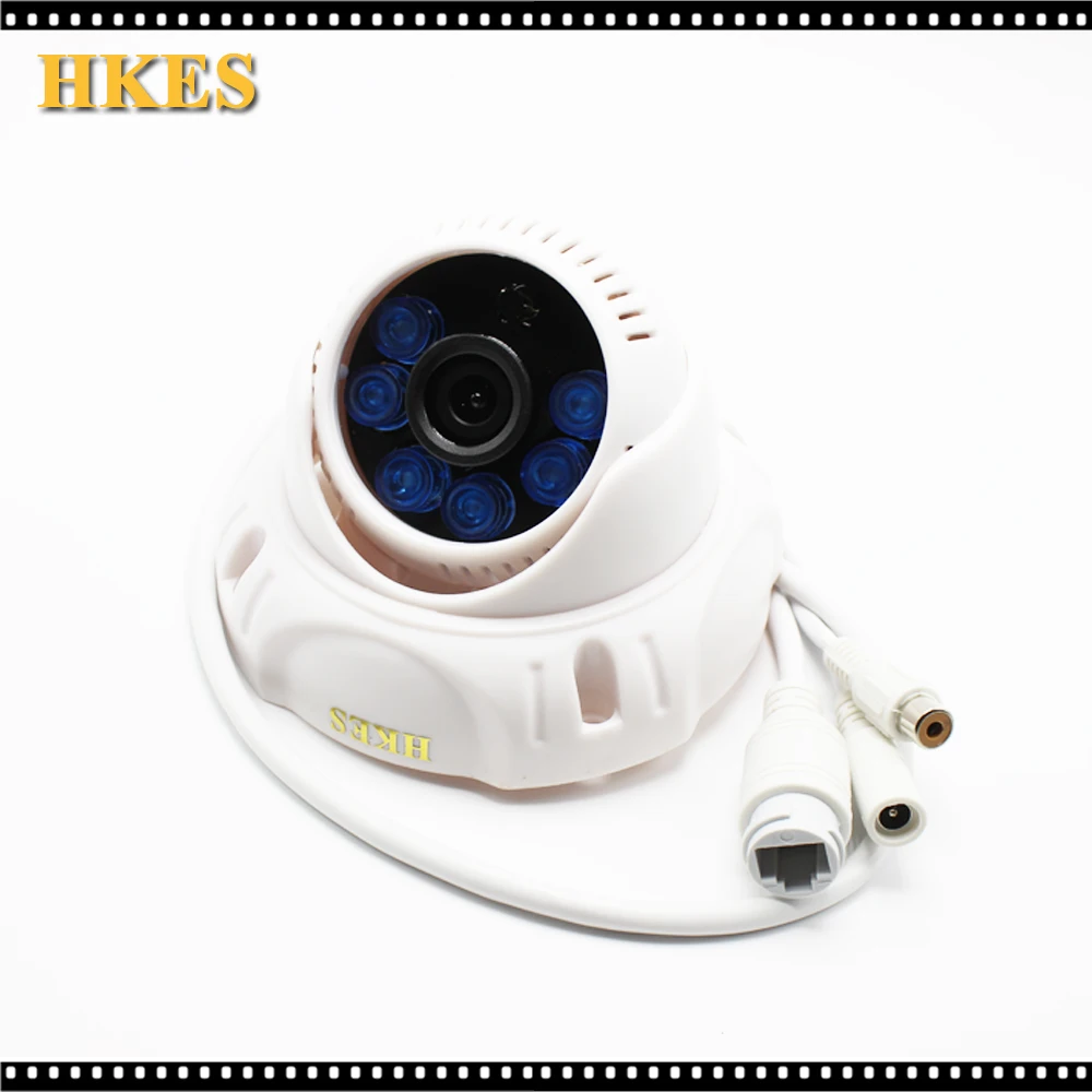 Ahwvse Full HD 1080 P IP Камера аудио 2MP с внешнего микрофона пикап Крытый ИК купольная CCTV Cam