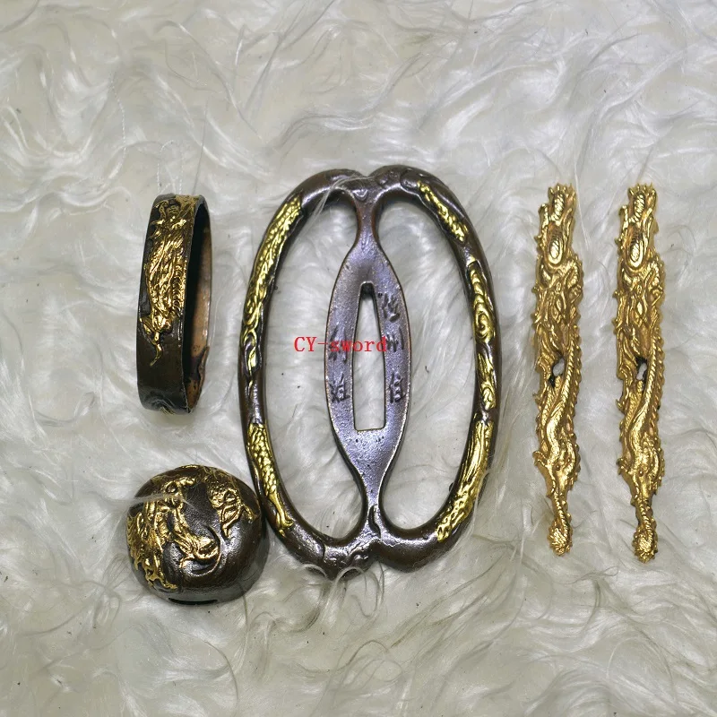 Японский высококачественный латунный самурайский меч тема Musashi Tsuba Katana Handgaurd