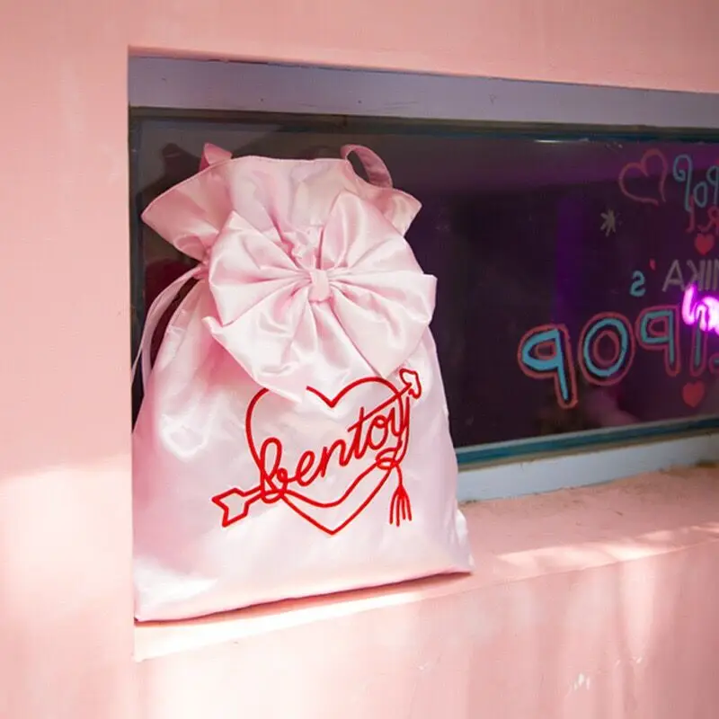 Bentoy сумка на плечо с бантом для девочек женская тоут пляжная в Корейском стиле