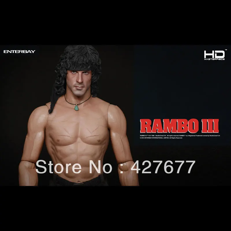 Rambo First Blood 1/4th scale Collectible Figurine Specification Enterbay HD Masterpiece | Игрушки и хобби