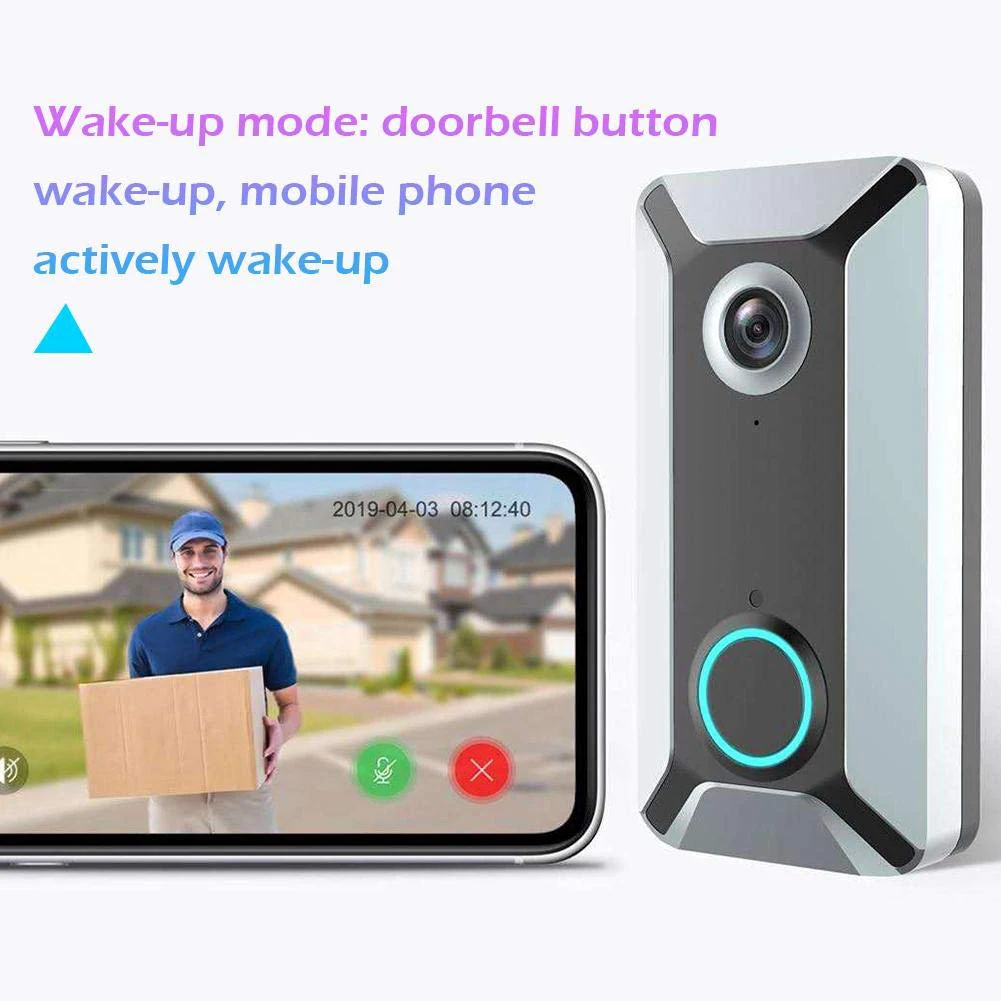 V6 Wifi дверной звонок умный беспроводной 720P видео камера Облачное хранилище дверной звонок Cam Водонепроницаемый домашний охранный Колокольчик для дома Домашняя безопасность
