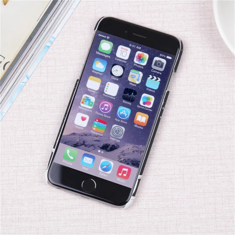 Fashion Cute Cartoon Bear Moon Stars Hard Matte Plastic Coque Case for iphone 8 X Phone Slim Cover IPhone plus | Мобильные телефоны