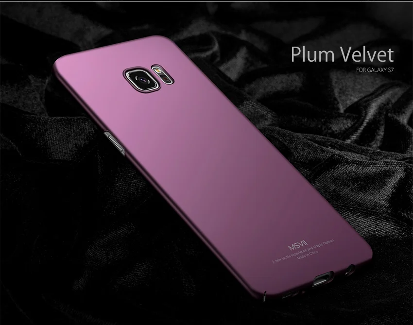 Для samsung Galaxy S7 Edge чехол MSVII Роскошный тонкий чехол s для samsung Galaxy S 7 Edge для Galaxy S7 чехол жесткий чехол для телефона Корпус