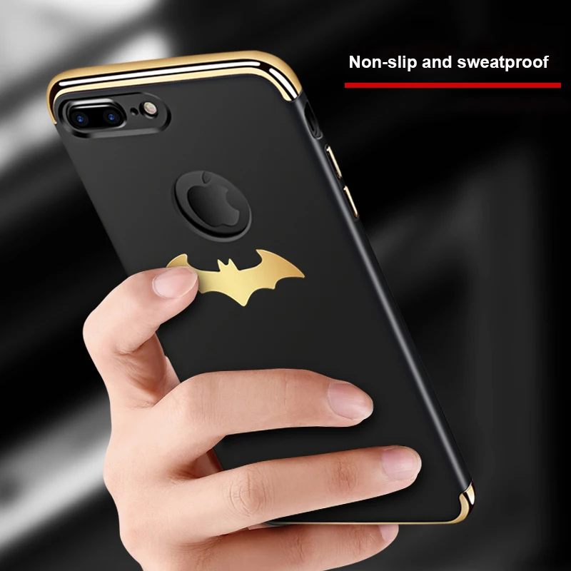 Роскошный чехол из поликарбоната для телефона iPhone X XS XR MAX 7 8 Plus Coque 3 в 1 360 Защитный