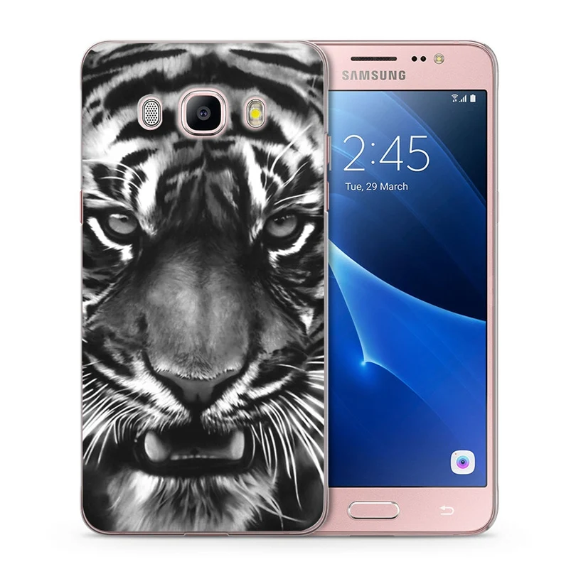 Для Samsung Galaxy A3 A5 2016 2015 2017 prime J1 J2 J3 J5 J7 G530H S8/plus Note 8 ТПУ Силиконовые животные тигр Лев