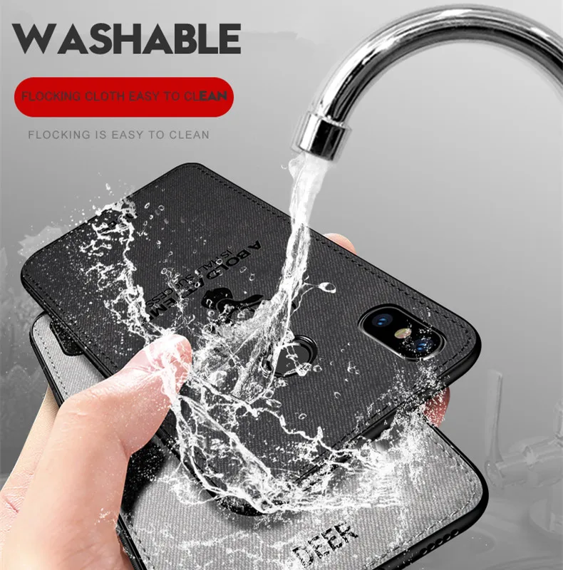 QINUO Batman Textile Cloth Case For Xiaomi Mi 9 8 SE 5 5X 6 6X Deer Soft Silicone Shockproof Play Mix 3 2S Max3 |