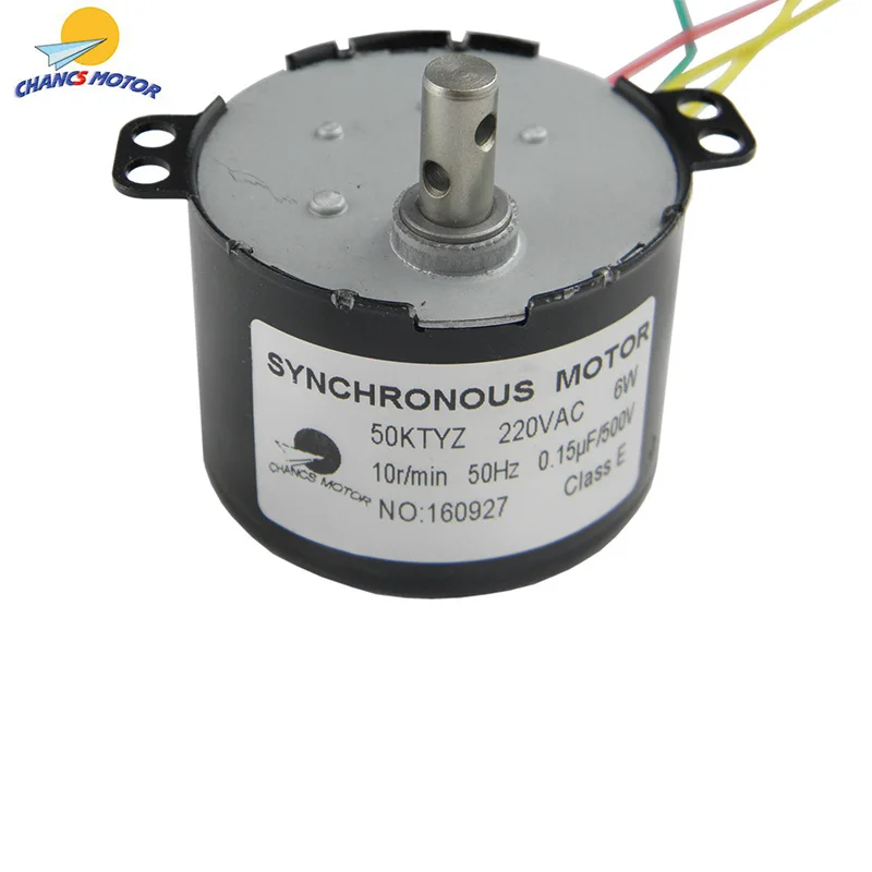 CHANCS AC мотор 220V 50KTYZ 10RPM Синхронный Мотор редуктор с постоянным магнитом