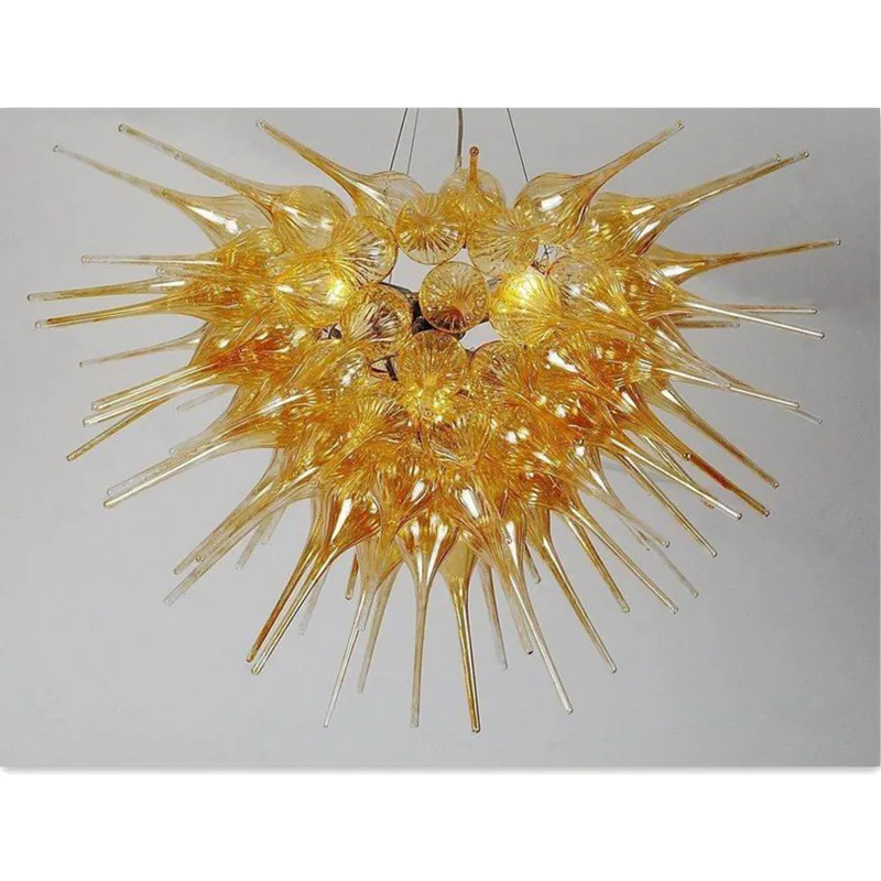 

Contemporary Many Color Bubbles Hand Blown Glass Chandelier Lightings Round Lamps