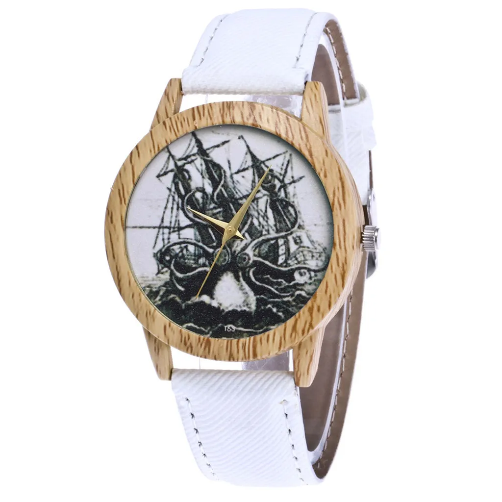 Reloj mujer женские модные повседневные кожаный ремешок аналог кварцевые круглые