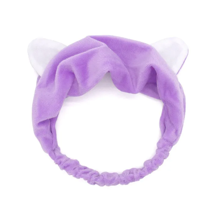 8 Cute Cat Ears Headband Headwrap Women Hair Accessories Girls Makeup Face Washing Hairband Headband Female Hair Hold Hair Bands - Цвет: 8