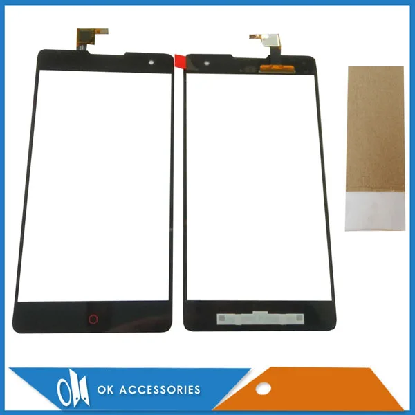 5 дюйма черно белый цвет дигитайзер сенсорного экрана для ZTE Nubia Z7 MAX NX505J