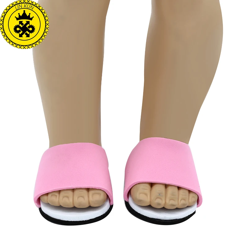 Обувь для кукол BJD обувь розовые Тапочки подходит куклы 18-дюймовой девочки и 43 см