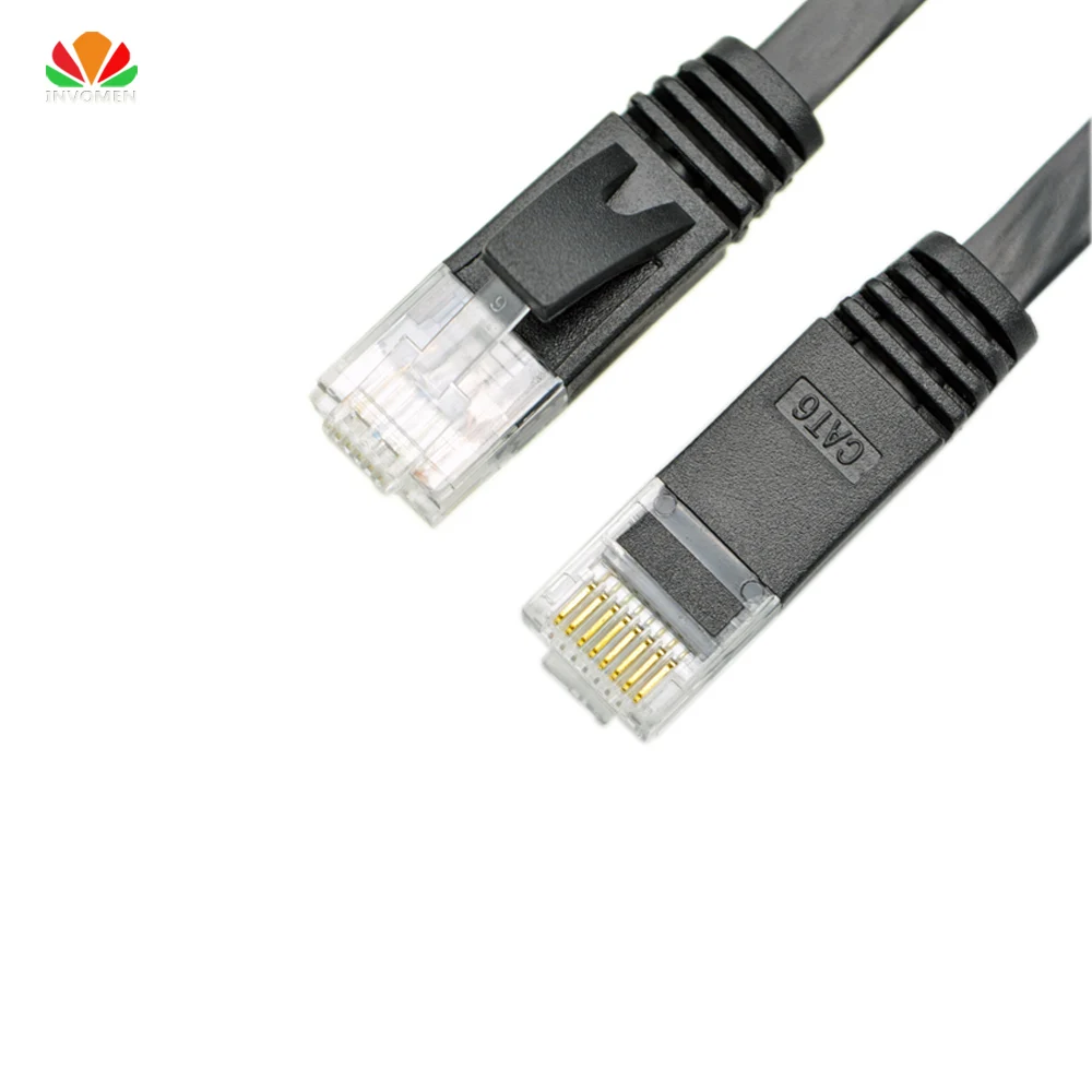 

10ft 3m flat UTP CAT6 Network Cable Computer Cable Gigabit Ethernet Patch Cord RJ45 Adapter copper twisted pairs GigE LAN Cable