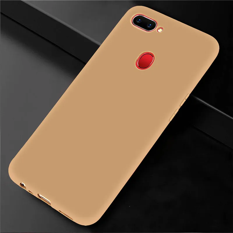 Матовый чехол для OPPO A57 A39 из углеродного волокна матовый Гибридный Силиконовый F5