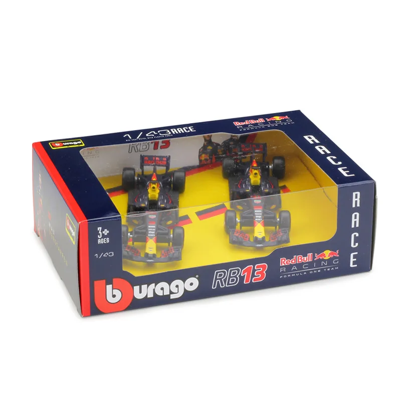 BBurago F1 весы 1:43 RedBull AMG W05 W07 SF71H SF70H SF16 RB13 RB14 RB15 SF90 литья под давлением гоночный автомобиль модель Машинки Игрушки
