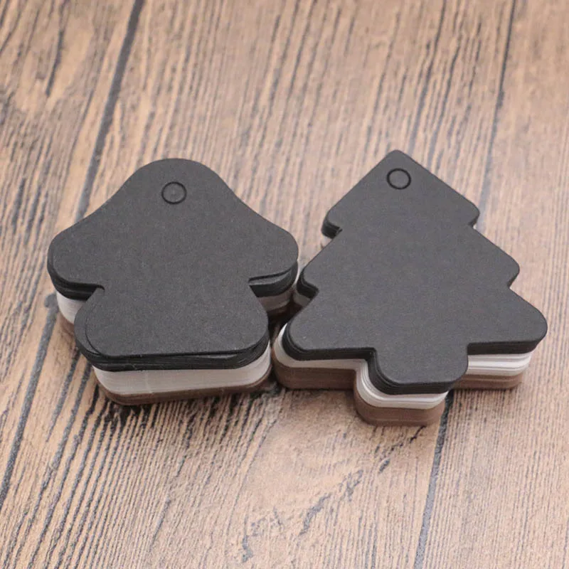 100 шт./лот ярлыки бумажные разные формы бирки для одежды ювелирных изделий