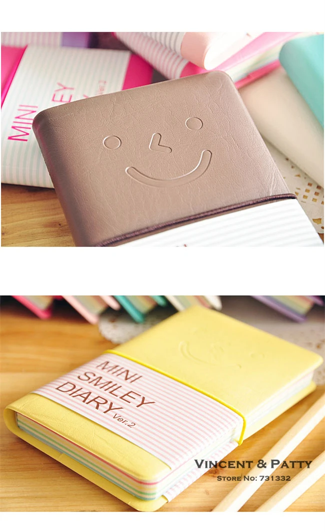Улыбка Тетрадь приталенный тетрадь в твердой обложке Цвет Дневник Блокнот Книга