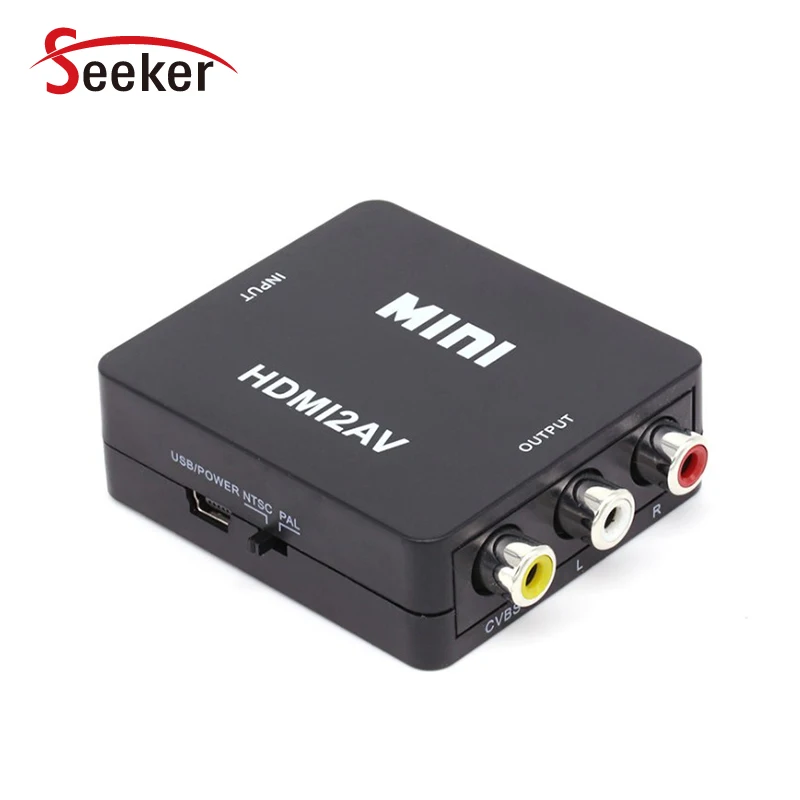 Новый HDMI в AV видео конвертер 1080P вход RCA выход для STB/ноутбука/проектора/HD ТВ скалер