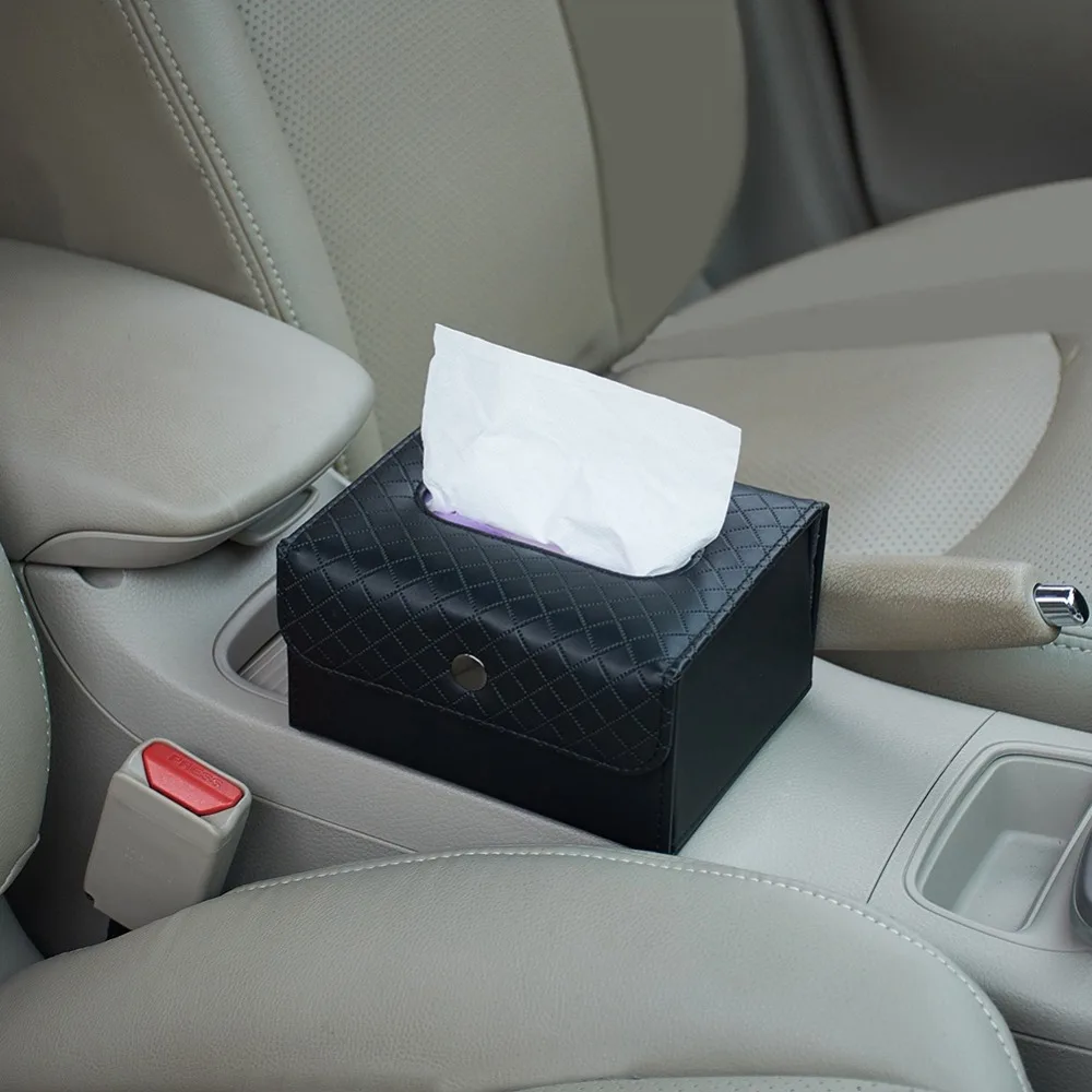 Складная коробка ПУ ткани прямоугольный держатель для домашнего декора