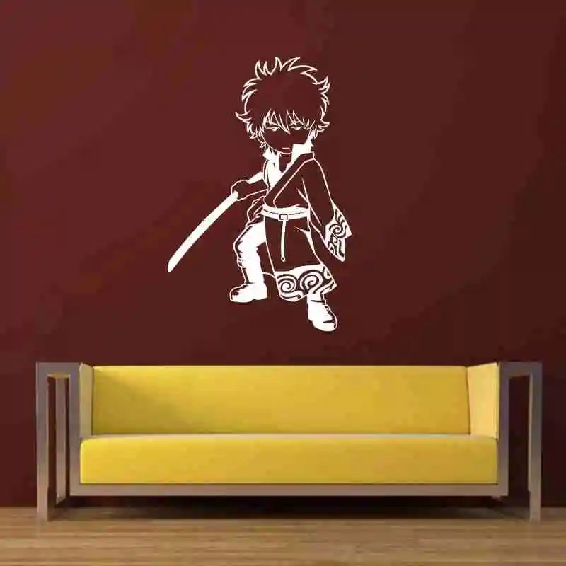 GINTAMA Gintoki стикер на стену аниме мультяшный автомобиль Наклейка Виниловые