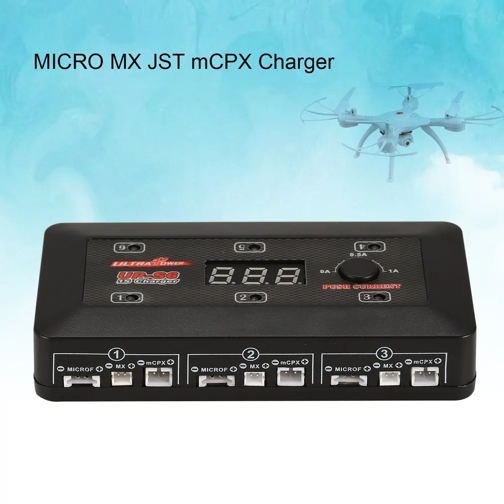 Ультра мощность UP S6 LiPo/LiHV зарядное устройство MICRO MX JST mCPX usb зарядный порт ЖК
