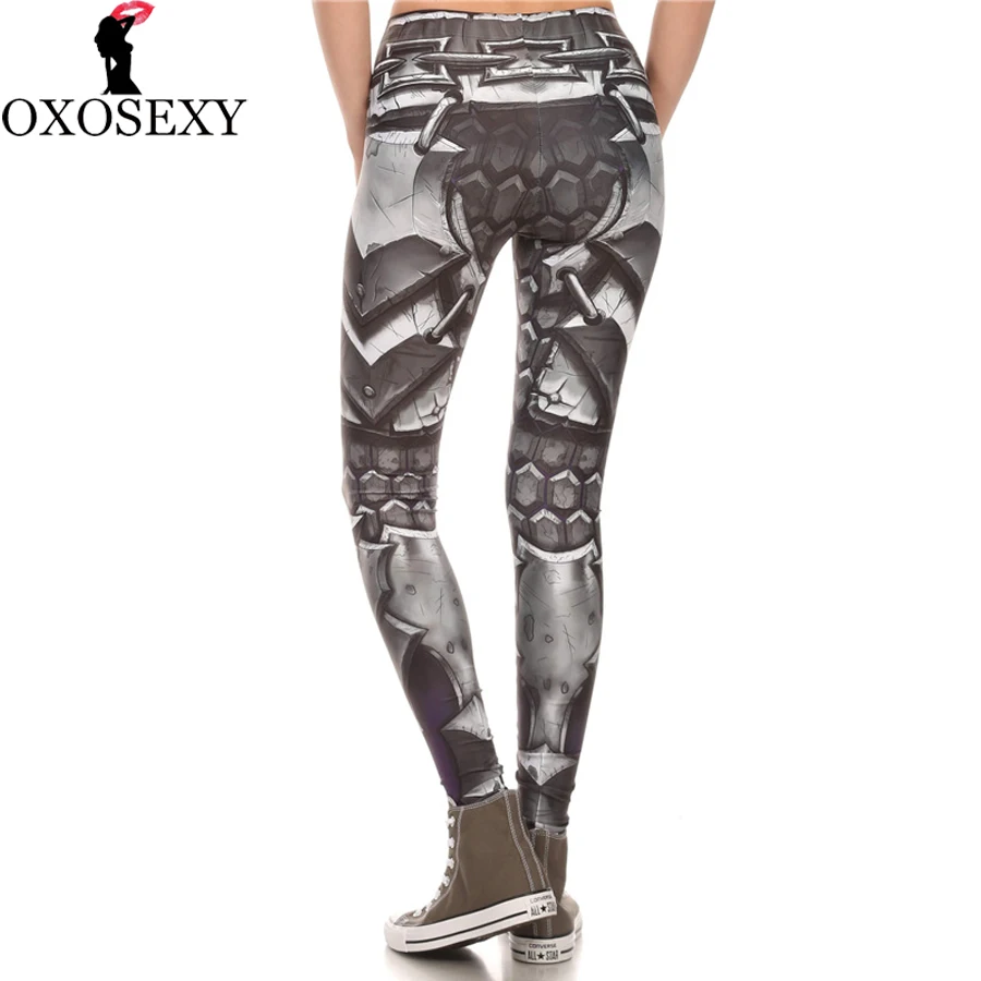 

New Arrival Halloween elastic Legins COMIC ARMOR LEGGING Printed Women Leggings High Waist Leggins Sexy Slim Women Pants 171