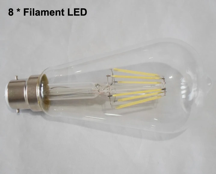 Производитель светодиодная винтажная лампа накаливания 6 Вт или 8 Светодиодная