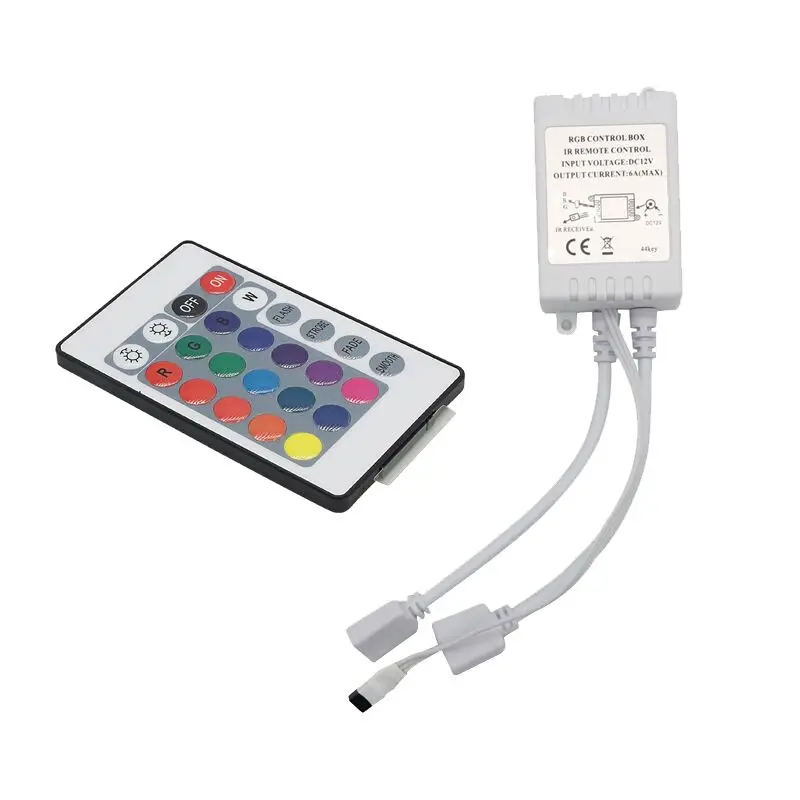 SZYOUMY 50 шт. светодиодный RGB-контроллер 12 В постоянного тока 44 клавиши/24 клавиши