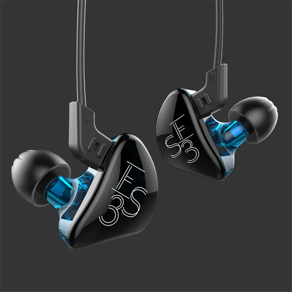 KZ ES3 BA + DD наушники в ухо гибридная гарнитура HIFI бас шумоподавление бег с