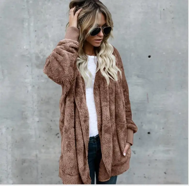 Новые весенние туфли лодочки из искусственного меха мишка пальто куртка Женская