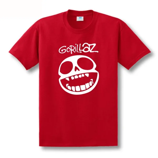 Футболка с надписью ECTIC Gorillaz черная музыкальная футболка в стиле рок панк унисекс