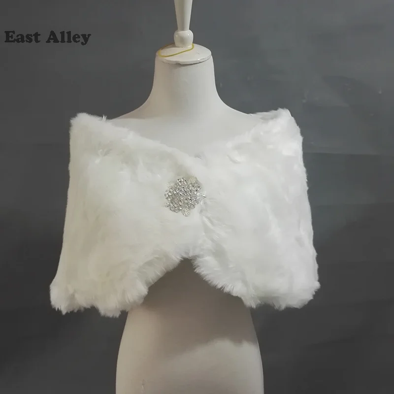 

Шаль из искусственного меха накидка невесты меховая накидка плечи свадебный аксессуар свадебное пальто для женщин