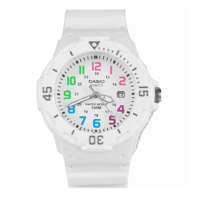 LRW-200H-7B CASIO Часы LRW-200H-4B силиконовый ремешок Спортивная Дата день для женщин влюбленных Пара часы водонепроницаемый подарок relogio feminino настольные часы - Цвет: LRW-200H-7B