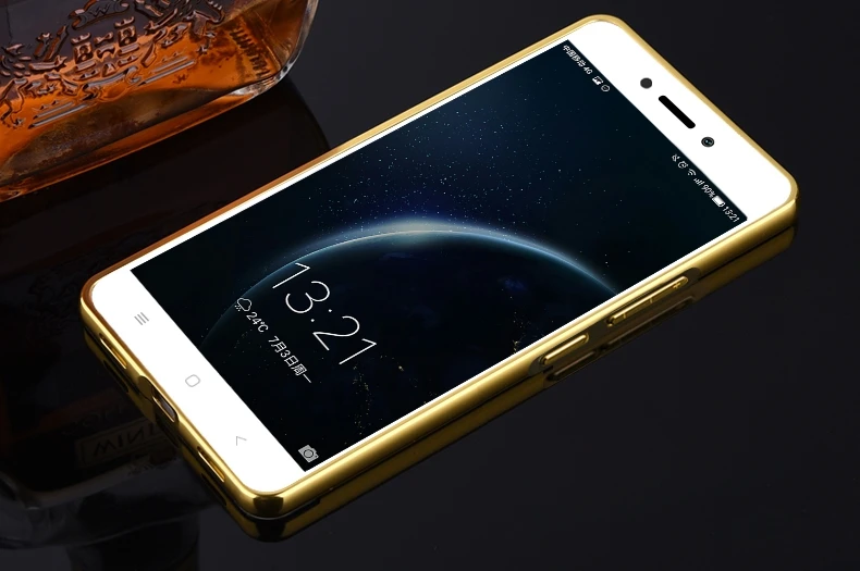 Для Xiao mi Red mi Note 4X чехол mi rror задняя крышка и алюминиевая металлическая рамка Fundas для Red mi 4A Note 5A 5 6 Plus mi A1 5X Prime