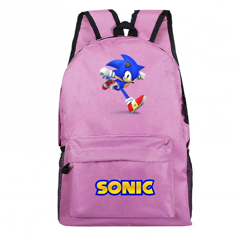 18 Sonic рюкзак, школьные сумки, модный шаблон, для студентов, для мальчиков и девочек, рюкзак для мужчин и женщин, рюкзак для ноутбука - Цвет: 18