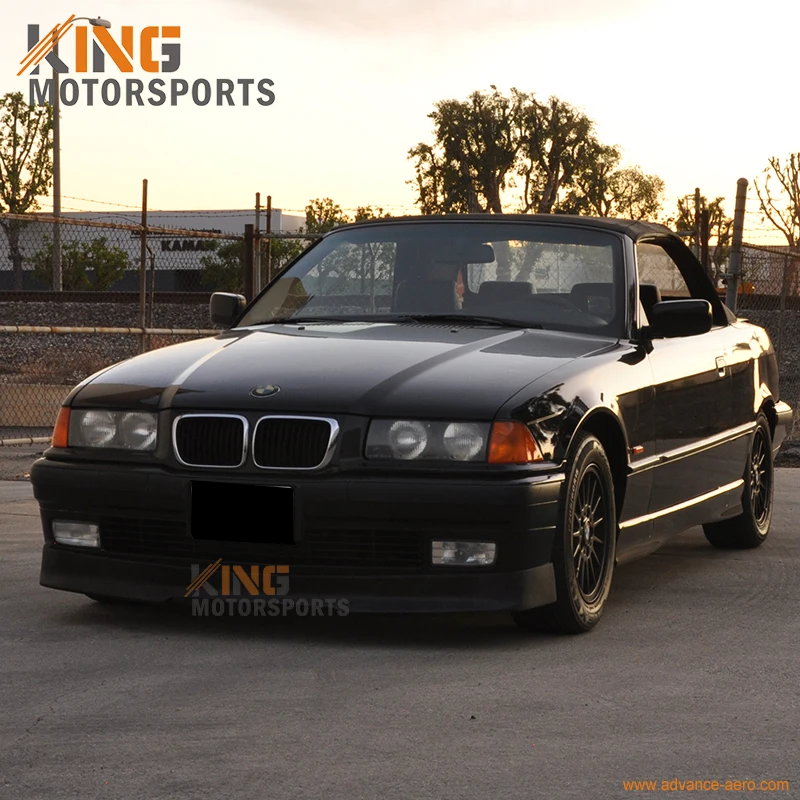Подходит для 92 98 BMW E36 3 Series переднего бампера PU|bumper lip spoiler|front bumper lipbumper |