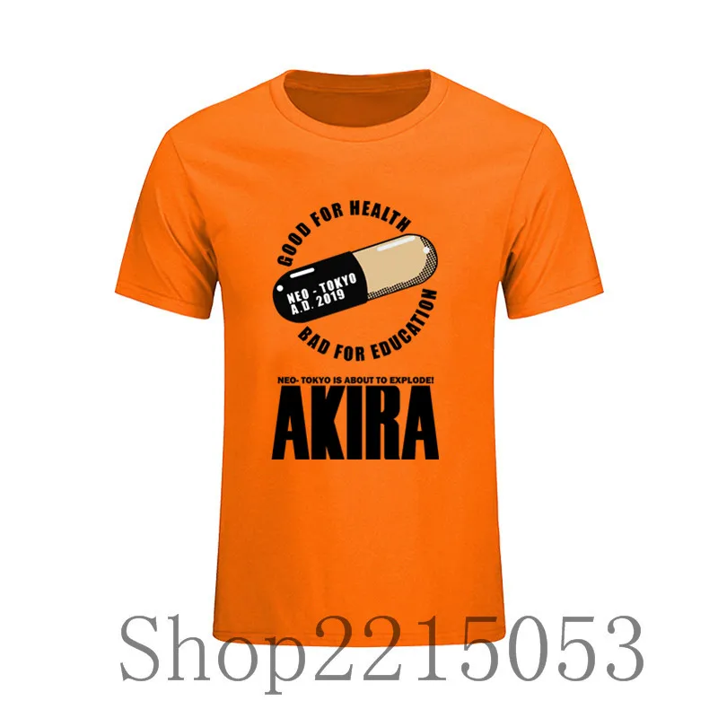 Японский аниме Акира Капсульная мода мужские футболки camisetas hombre maillot feyenoord ajax parkour