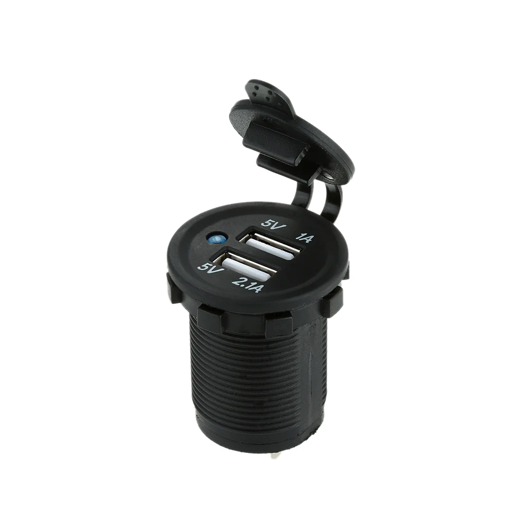 Автомобильное зарядное устройство для мотоцикла с двумя USB-портами | Автомобили и