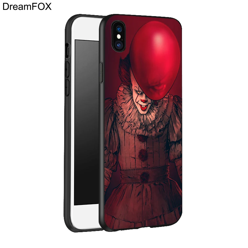 L604 Stephen King S It Черный Мягкий ТПУ силиконовый чехол для Apple iPhone 11 Pro XR XS Max X 8 7 6 6S Plus 5 5S