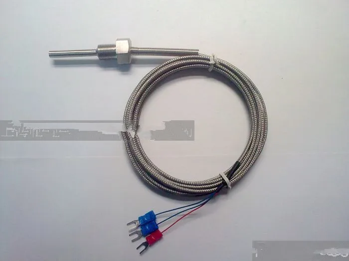 

Stainless steel waterproof PT100 temperature sensor Pt100 platinum resistance temperature probe temperature imitation imports