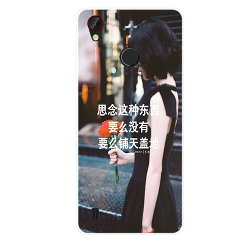 Красивый чехол для zte Blade A4, мягкий силиконовый чехол для телефона zte BladeA4 A0722, защитный чехол
