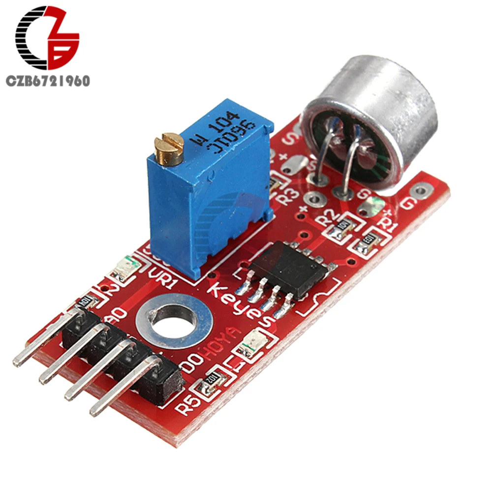 Высокочувствительный микрофон Звуковой Датчик Модуль обнаружения для Arduino AVR PIC DC 5V источник питания аналоговый выход