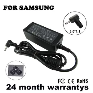 Зарядное устройство для ноутбука Samsung NP305U1A, NP530U3B, NP535U3C, NP540U3C, NP900X1B, 19 в, 2,1 А, 40 Вт, 3,0 мм * 1,0 мм