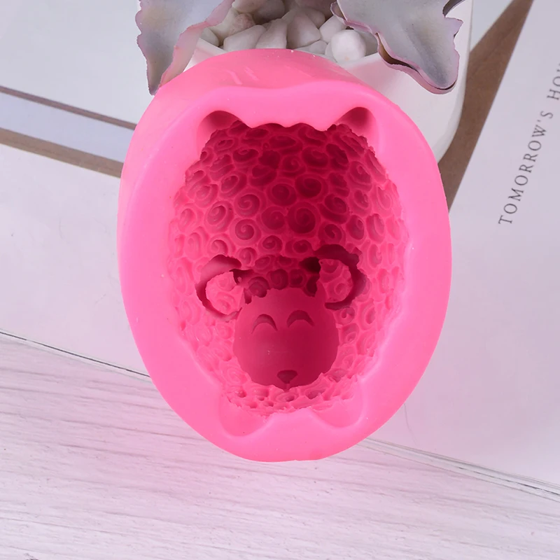 3D Sheep Animal Shape Silicone Mold Chocolate Decoration Baking Tool Fondant Sugar Craft Mould | Дом и сад