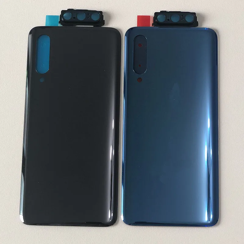 Axisinternational для 6,3" Xiao mi 9 mi 9 mi 9 M9 mi 9 mi 9 стеклянная задняя крышка для батареи Чехол для задней панели с наклейкой 3M