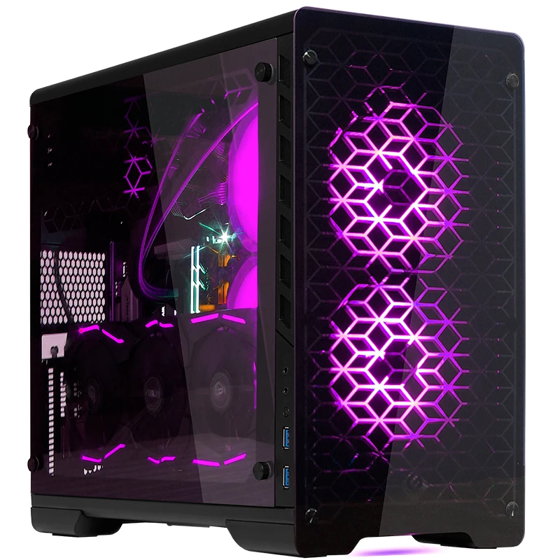 PHANTEKS MG(MetallicGear) 210G ITX чехол для компьютера(RGB/side 280 водяное охлаждение/вертикальная карта дисплея